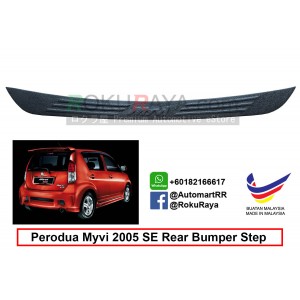 Perodua Myvi SE ( 1st Gen ) 2005-2011 Custom Fit Original ABS Car Rear Bumper Step Scratch Guard Garnish Protector
